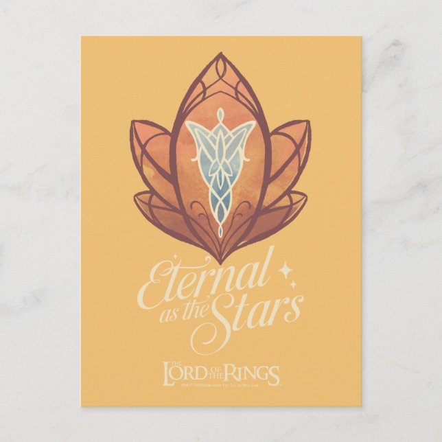 Carte Postale Éternelle comme l'Étoile du Soir Graphique (Devant)