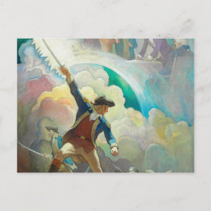 Carte Postale Ethan Allen, Précurseur de l'indépendance, 1934