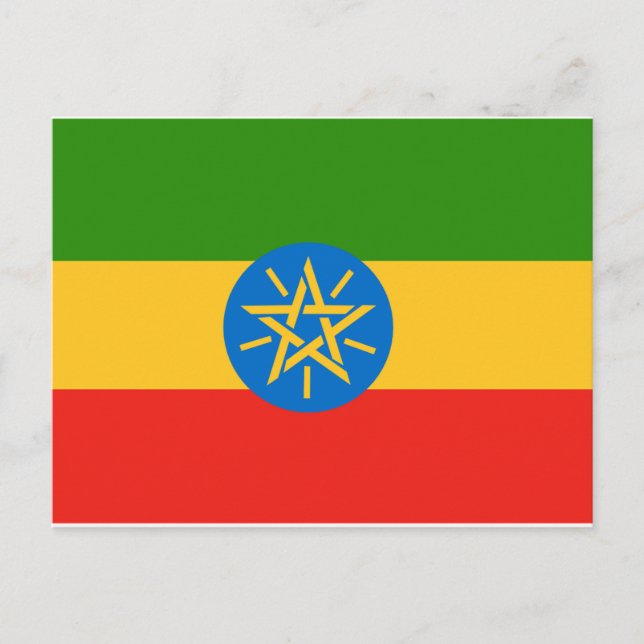 Carte Postale Éthiopie Indicateur Afrique (Devant)