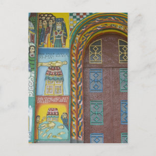 Carte Postale Éthiopie : région du Tigré, Axum, église du Christ