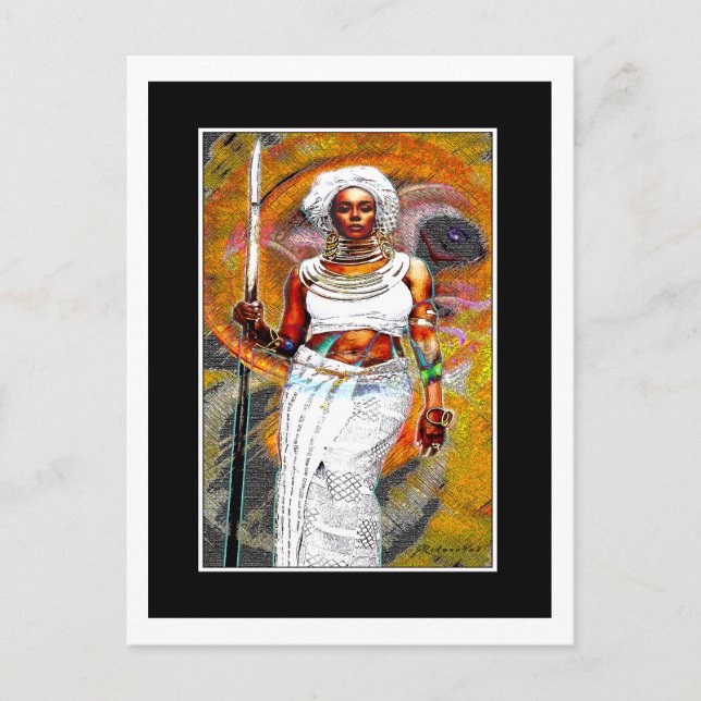 Carte Postale Ethnique (Devant)
