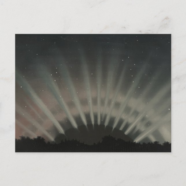 Carte Postale Etienne Leopold Trouvelot - Aurora Borealis (Devant)