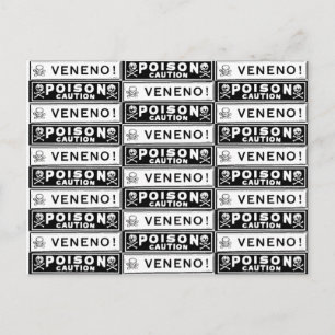 Carte Postale Étiquettes vintages