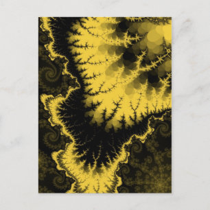 Carte postale Étoile à plumes d'or
