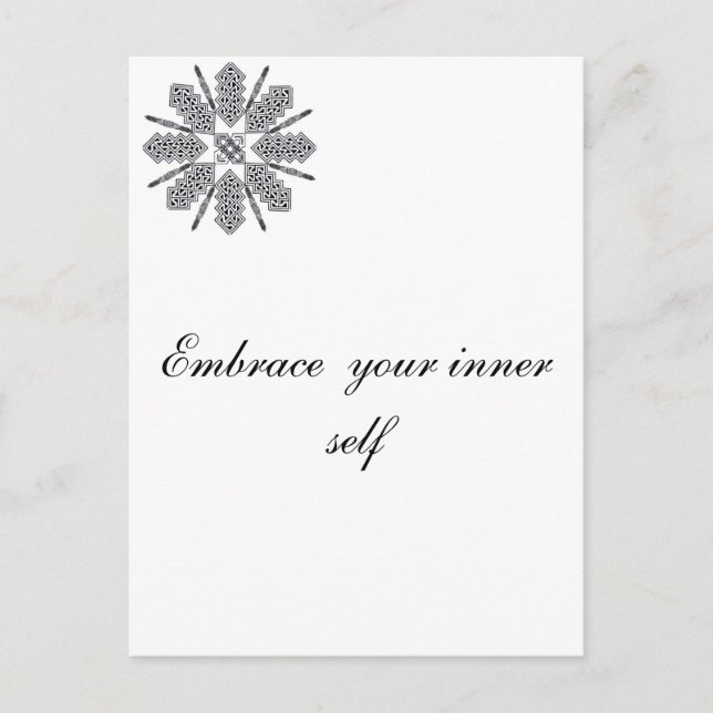 Carte Postale Étoile celtique (Devant)