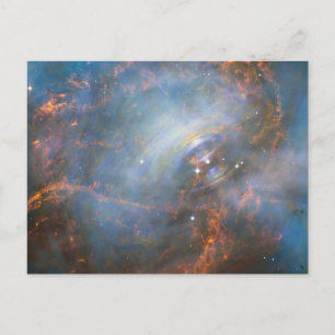 Carte Postale Étoile Centrale De Neutron Dans La Nebula Du Crabe