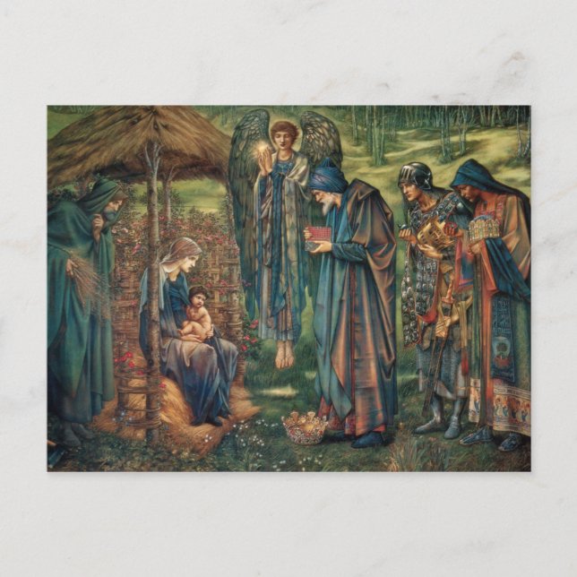 Carte Postale Étoile de Bethléem (par Edward Burne-Jones) (Devant)