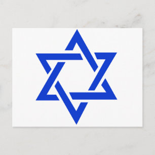 Carte Postale Étoile de David