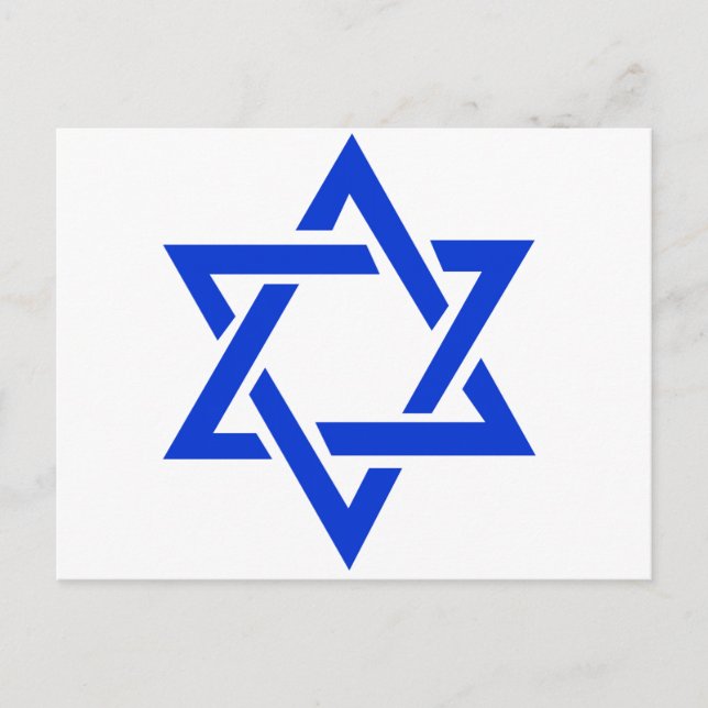 Carte Postale Étoile de David (Devant)