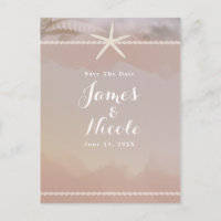 Étoile de mer de plage taupe beige Engagement Save