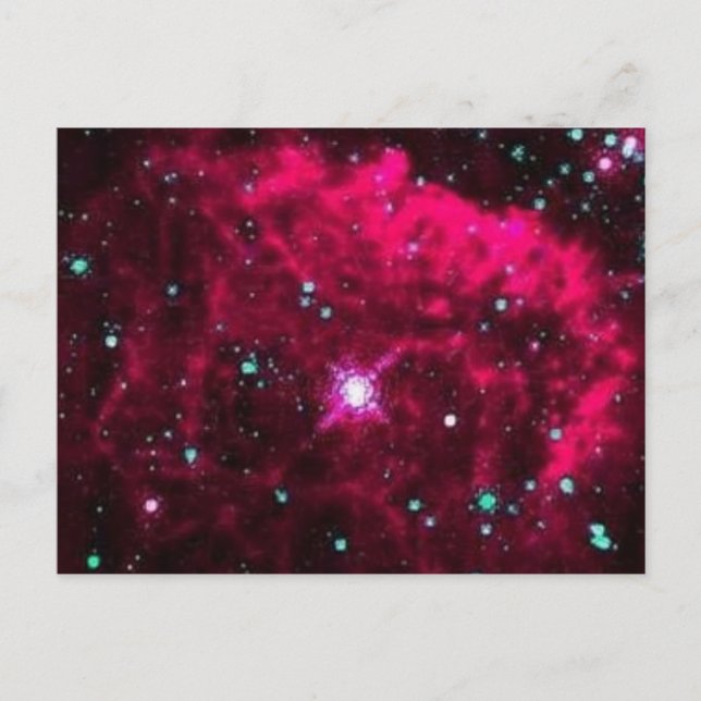 Carte Postale Étoile de pistolet (Devant)