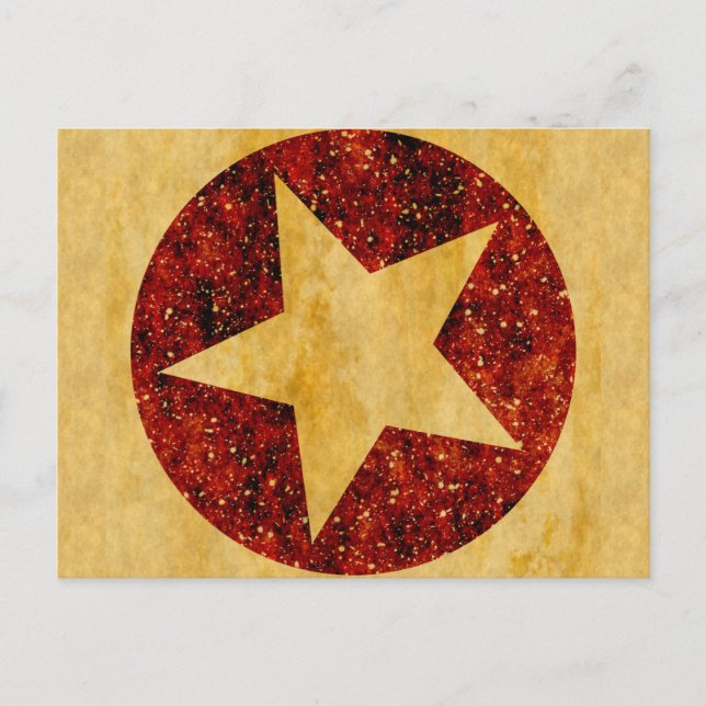 Carte Postale Étoile d'or (Devant)
