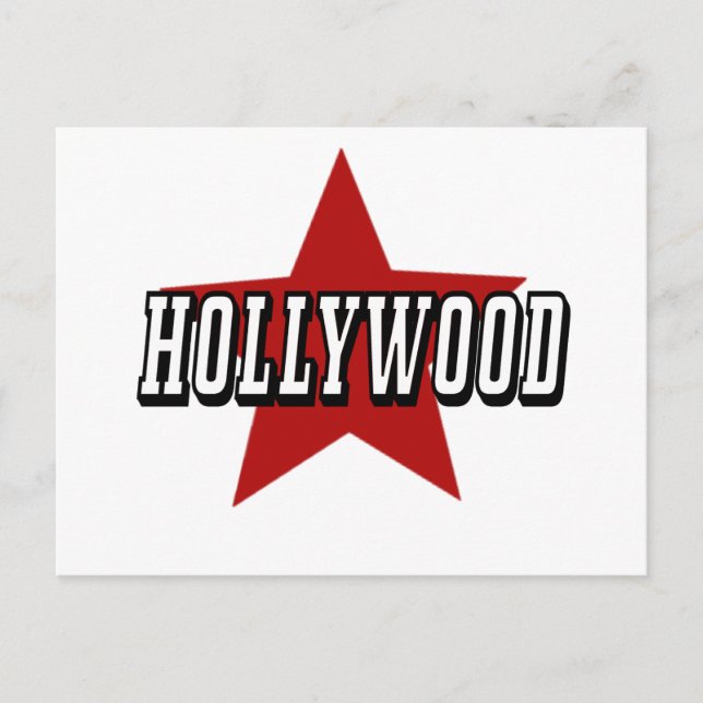 Carte Postale Étoile HOLLYWOOD (Devant)