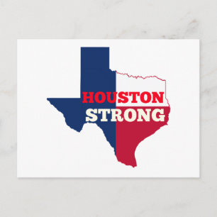 Carte Postale Étoile solite "Houston Strong"