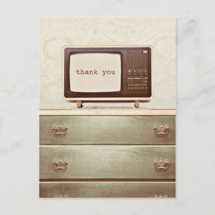 Carte Postale Étoile TV vintage