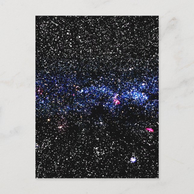 Carte Postale Étoiles bleues (Devant)