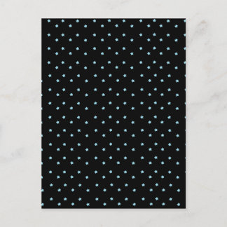 Carte Postale Étoiles Bleues Minuscules