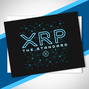 Carte Postale Étoiles de chiffrement XRP Cryptodevise XRPL Block
