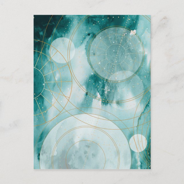 Carte Postale Étoiles de graduation magique II (Devant)