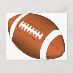 Carte Postale Étoiles de jeu d'équipe de ballon de sport de foot
