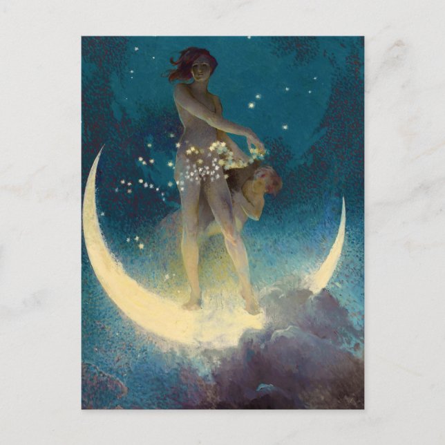 Carte Postale Étoiles de printemps par Edwin Blashfield (1927) (Devant)