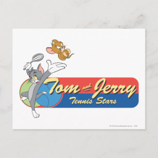 Carte Postale Étoiles de tennis Tom et Jerry 6