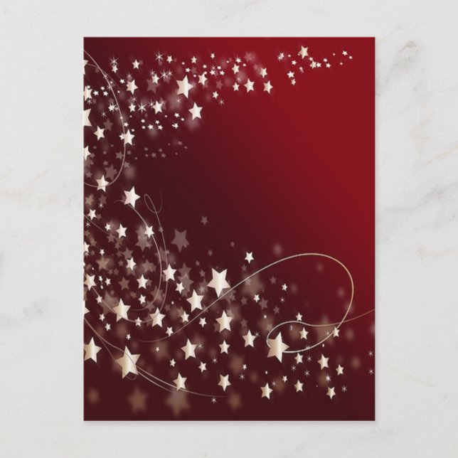 Carte Postale Étoiles festives (Devant)