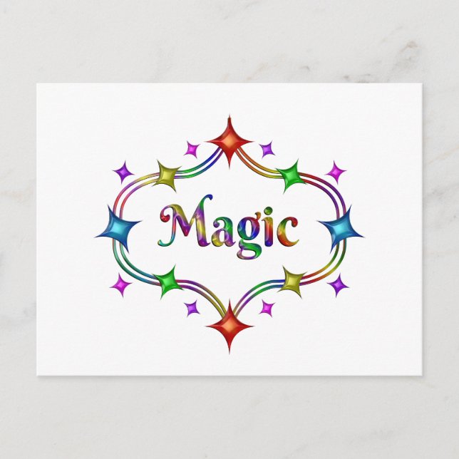 Carte Postale Étoiles magiques (Devant)
