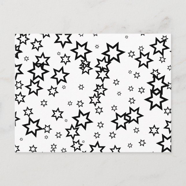 Carte Postale Étoiles noires (Devant)