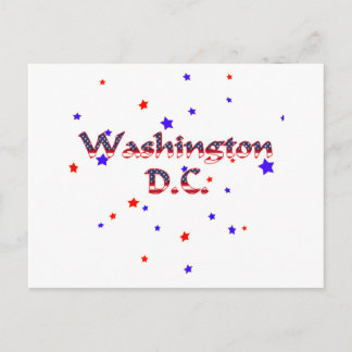 Carte Postale Étoiles patriotiques de Washington DC