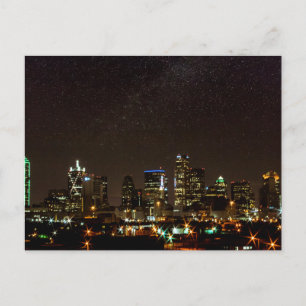 Carte Postale Étoiles sur Dallas, Texas