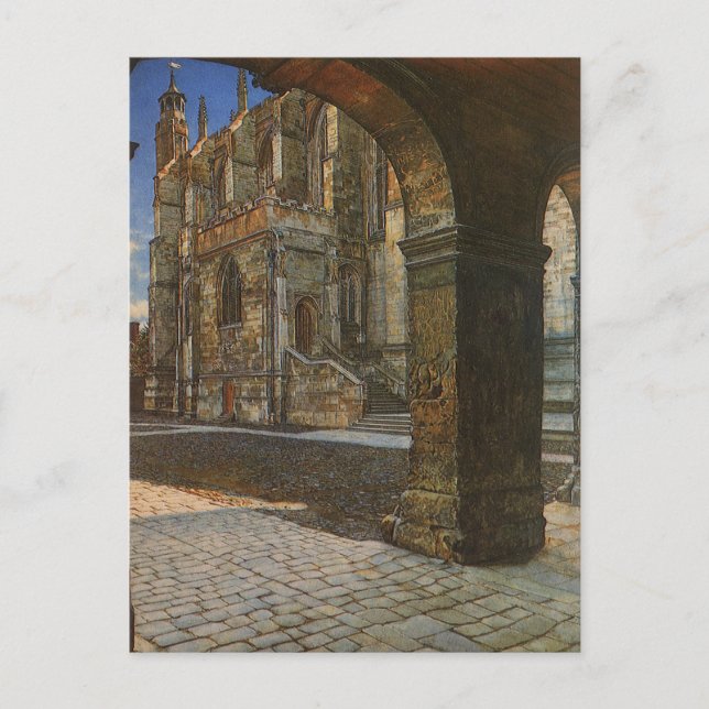 Carte Postale Eton College Chapelle par Anna Alma Tadema (Devant)