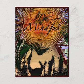 Carte Postale être attentif