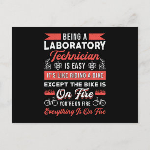 Carte Postale Être Technicien De Laboratoire Science Lab Tech