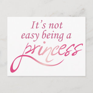 Carte Postale Être une princesse