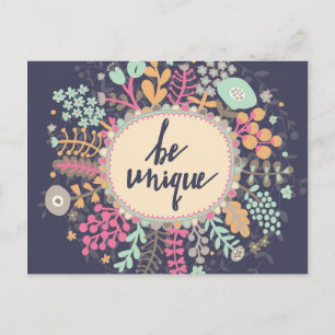 Carte Postale Être unique