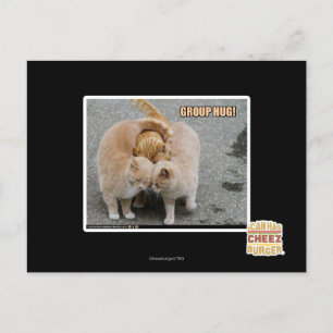 Carte Postale étreinte de groupe