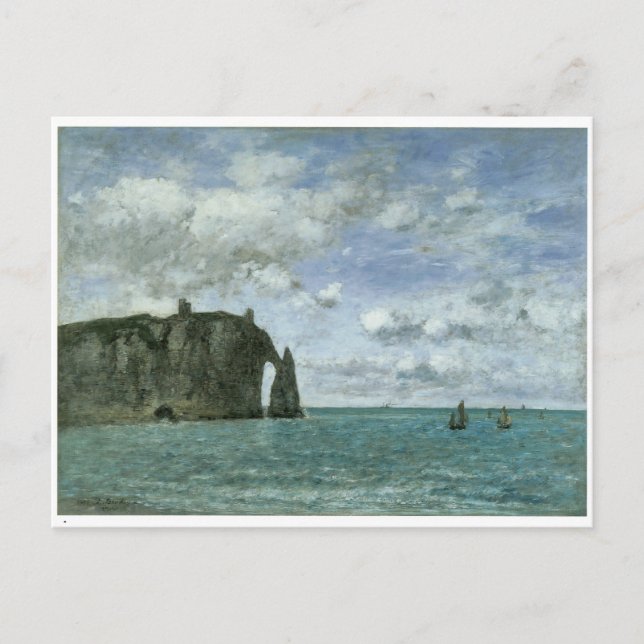 Carte Postale Etretat, la Porte d'Aval, 1890 (Devant)