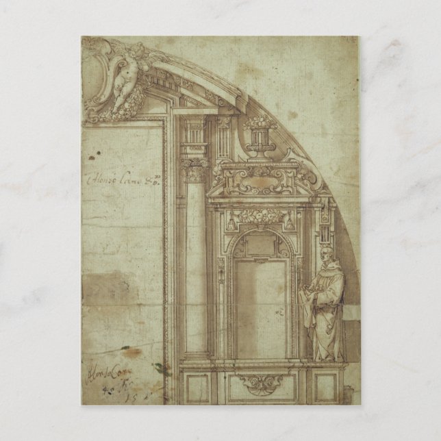 Carte Postale Étude architecturale (Devant)