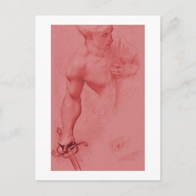 Carte Postale Étude d'angle par Cabanel Fine Art Dessin (Devant)