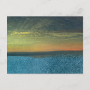 Carte Postale Étude de nuages avec coucher de soleil par Albert 