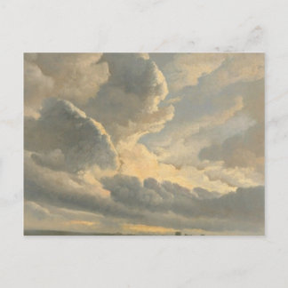 Carte Postale Étude des nuages avec un coucher du soleil près de
