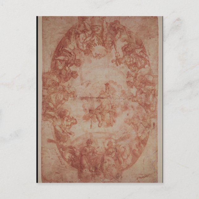 Carte Postale Étude du plafond de la Casa de Pilatos (Devant)