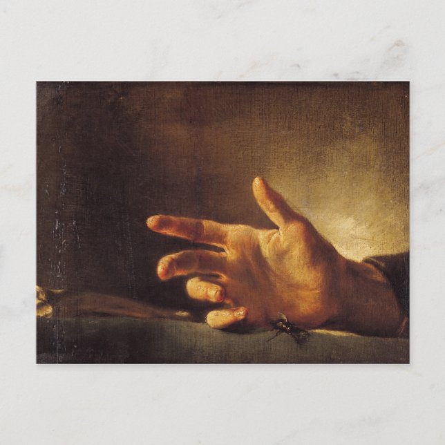 Carte Postale Étude d'une main (Devant)