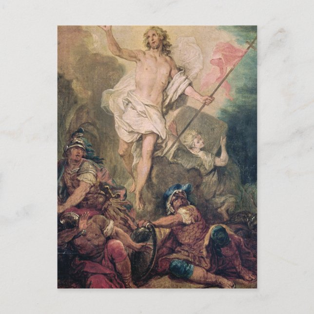 Carte Postale Étude pour la Résurrection d'une peinture (Devant)