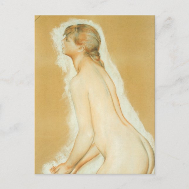 Carte Postale Etude pour "Les Grandes Baignoires" de Pierre Reno (Devant)