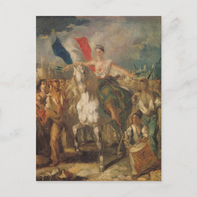 Carte Postale Étude pour 'Liberty', 1830 (Devant)