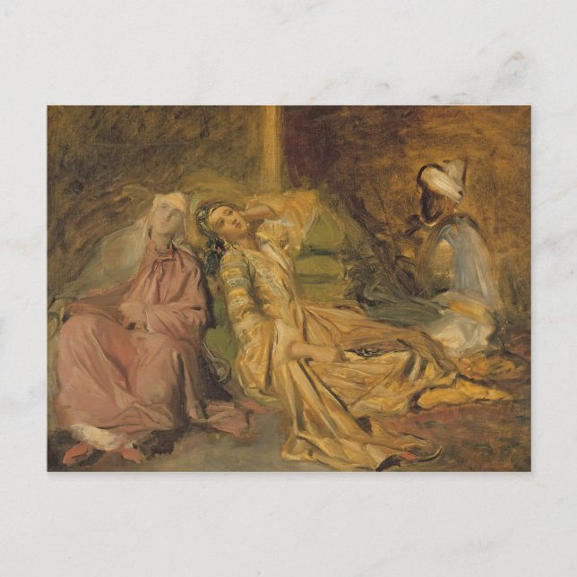 Carte Postale Étude pour l'intérieur d'un Harem (Devant)