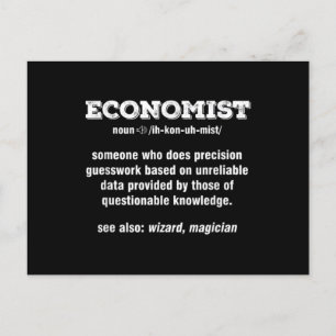 Carte Postale Étudiant en économie Enseignant fiscaliste Économi