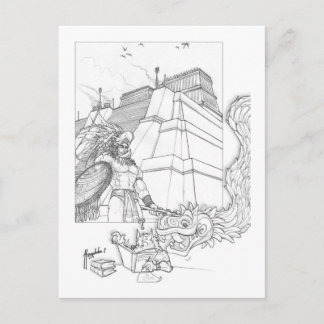 Carte Postale Étudier les Aztèques